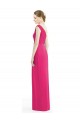 Long Sleeveless Soft Chiffon Azalea Sheath Bridesmaid Dress Colchester