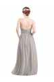 Long Sleeveless Soft Chiffon Dark Navy A-Line Evening Gowns / Bridesmaid Dress Colchester