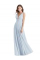 Long Sleeveless Lxue Chiffon Sea Glass A-Line Bridesmaid Dress Colchester