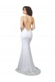 Sweep Train Sleeveless Lace White Mermaid Wedding Dress Colchester