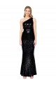 Long Sleeveless Sequin Black Mermaid Formal Evening Gown / Prom Dress / Bridesmaid Dress Colchester