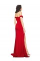 Long Sleeveless Silk like Satin Red A-Line Formal Evening Gown / Prom Dress / Bridesmaid Dress Colchester