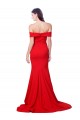 Long Sleeveless Stretch Crepe Red Sweetheart Mermaid Bridesmaid Dress / Evening Dress Colchester