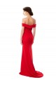 Long Sleeveless Stretch Crepe Red A-Line Bridesmaid Dress / Evening Dress Colchester