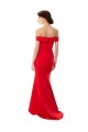 Long Sleeveless Stretch Crepe Red Mermaid Formal Evening Dress / Prom Dress / Bridesmaid Dress Colchester