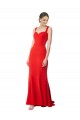 Long Sleeveless Stretch Crepe Red Mermaid Formal Evening Gown / Prom Dress / Bridesmaid Dress Colchester