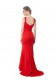 Long Sleeveless Stretch Crepe Red Mermaid Formal Evening Gown / Prom Dress / Bridesmaid Dress Colchester