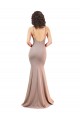 Long Sleeveless Stretch Crepe Dusty Pink Mermaid Black Tie Evening Gown / Prom Dress / Bridesmaid Dress Colchester