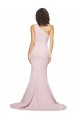 Sweep Train Sleeveless Stretch Crepe Mauve Sheath Semi Formal Evening Dress / Prom Dress / Bridesmaid Dress Colchester