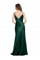 Long Sleeveless Stretch Satin Hunter Sheath Formal Evening Gown / Prom Dress / Bridesmaid Dress Colchester