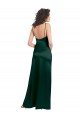 Long Sleeveless Stretch Satin Hunter Scoop Neck A-Line Formal Evening Gown / Prom Dress / Bridesmaid Dress Colchester