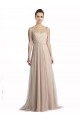 Long Sleeveless Tulle Nude A-Line Bridesmaid Evening Dress Colchester