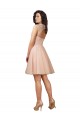 Knee Length Cap Sleeves Tulle & Lace A-Line Bridesmaid Dress Colchester